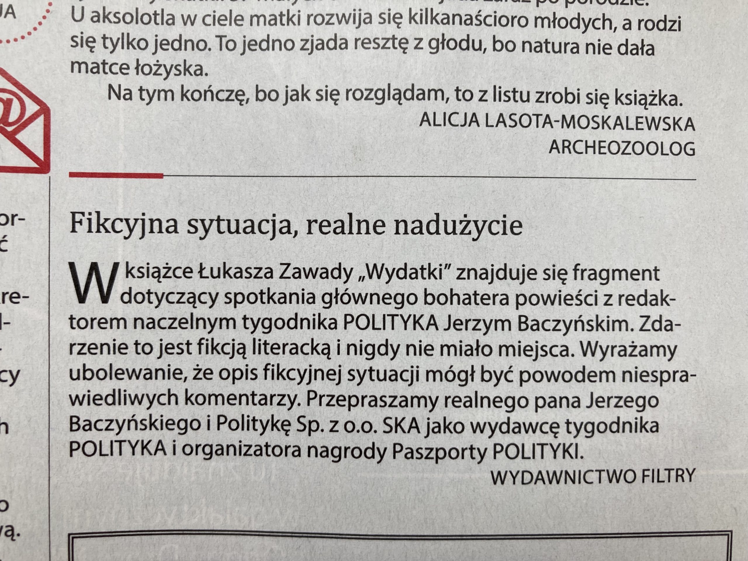 Oswiadczenie-w-tygodniku-Polityka-Wydawnictwo-Filtry-Lukasz-Zawada-Wydatki